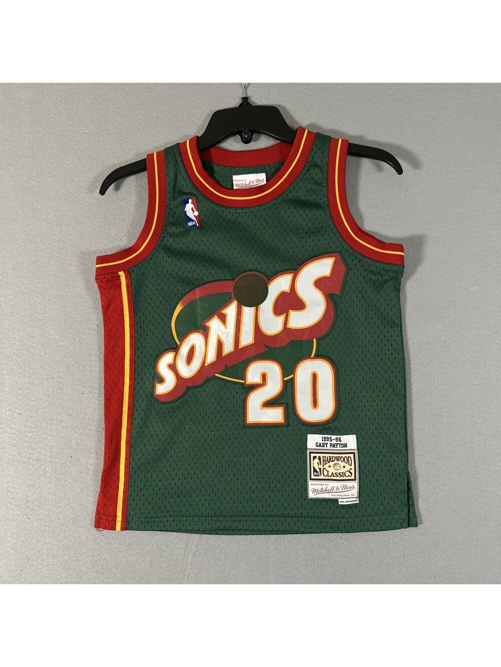 Seattle Supersonics Gary Payton Mitchell & Ness Basketball Jersey Youth Small